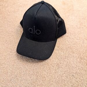 Alo Black Trucker Hat